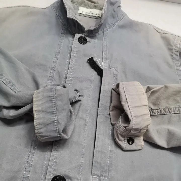 Stone Island Stone Island Button-Up Jacket in Misty Blue Size US M / EU 48-50 / 2 - 20 Thumbnail