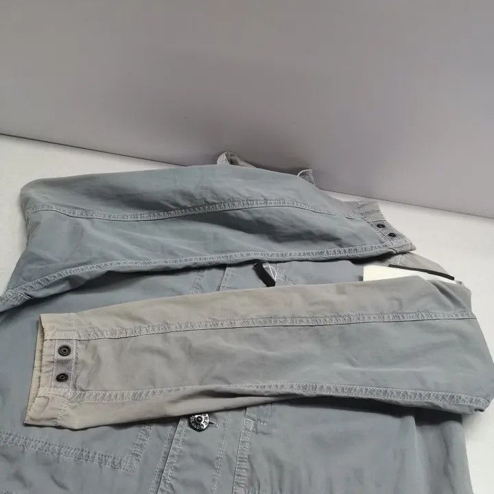 Stone Island Stone Island Button-Up Jacket in Misty Blue Size US M / EU 48-50 / 2 - 18 Thumbnail