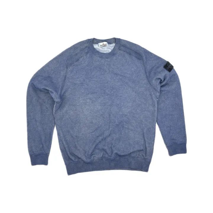 Stone Island Stone Island Men's Blue Crewneck Sweater Size US XL / EU 56 / 4 - 2 Thumbnail