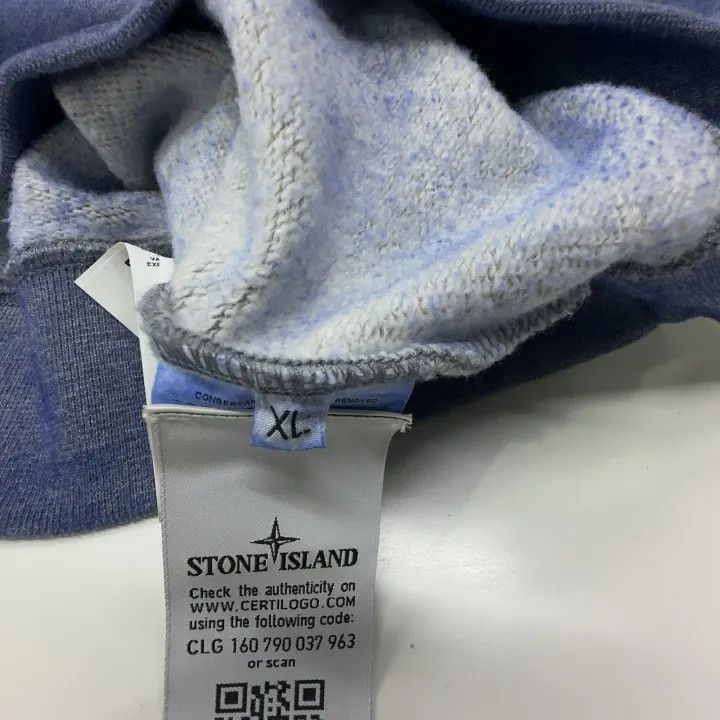 Stone Island Stone Island Men's Blue Crewneck Sweater Size US XL / EU 56 / 4 - 5 Thumbnail