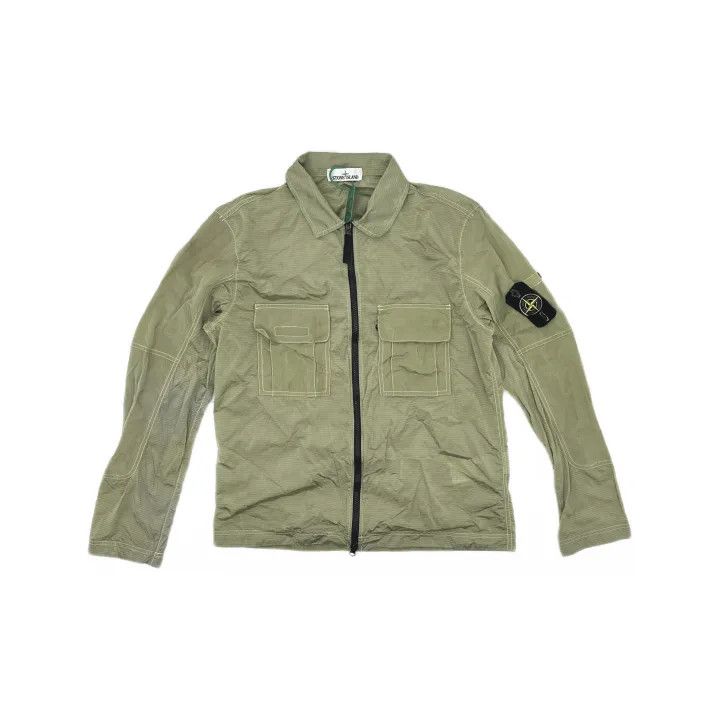 Stone Island Stone Island Solid Logo Zipper Jacket Size US M / EU 48-50 / 2 - 2 Thumbnail
