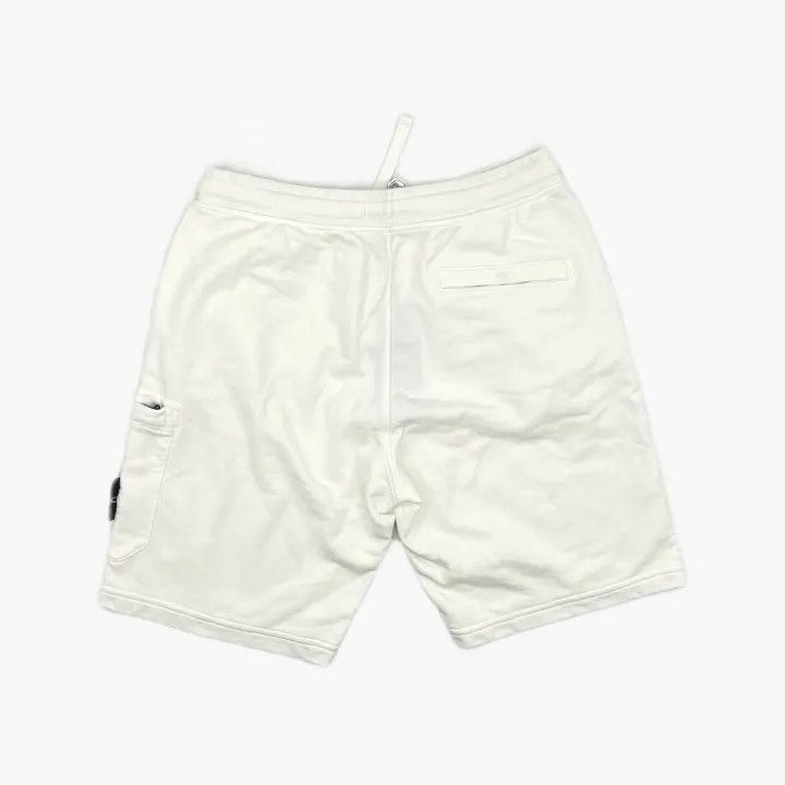 Stone Island Stone Island White Drawstring Athletic Shorts Size US 34 / EU 50 - 3 Thumbnail