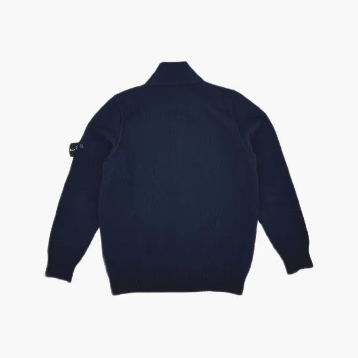 Stone Island Stone Island Navy Blue High Neck Knit Sweater Size US XL / EU 56 / 4 - 3 Thumbnail
