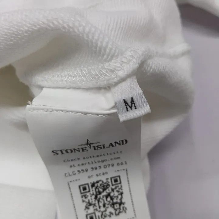 Stone Island Stone Island White Zip-Up Hoodie Size US M / EU 48-50 / 2 - 5 Thumbnail