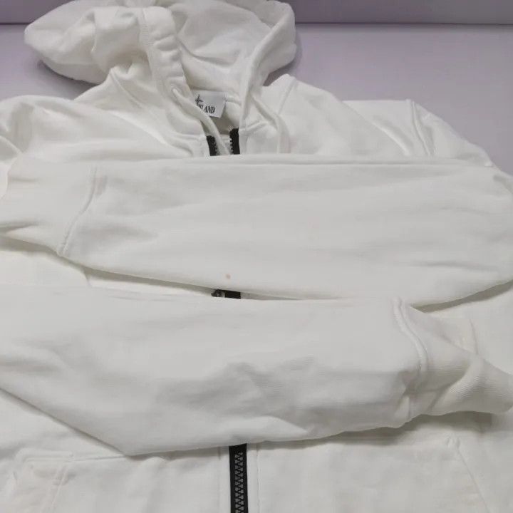 Stone Island Stone Island White Zip-Up Hoodie Size US M / EU 48-50 / 2 - 8 Thumbnail