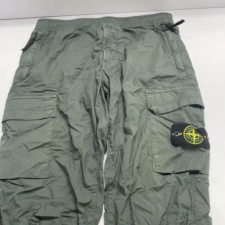 Stone Island Stone Island SS23 Gray Cargo Pants Size US 31 - 10 Thumbnail