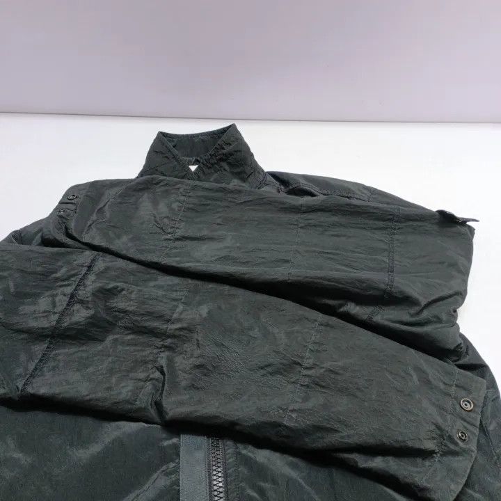 Stone Island Stone Island Black Metallic Nylon Jacket Size US L / EU 52-54 / 3 - 10 Thumbnail