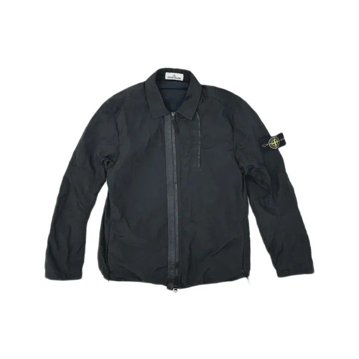 Stone Island Stone Island Black Metallic Nylon Jacket Size US L / EU 52-54 / 3 - 2 Thumbnail