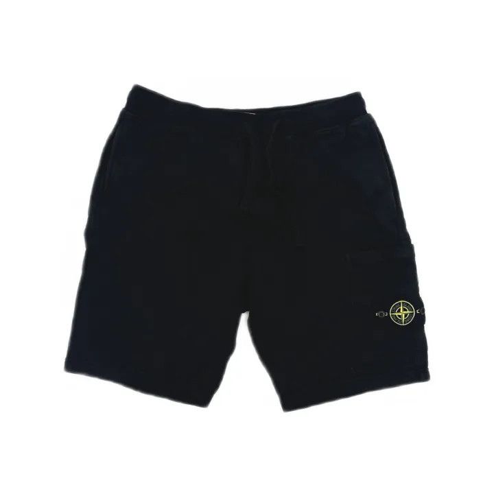 Stone Island Stone Island Black Elastic Knit Shorts Size US 34 / EU 50 - 2 Thumbnail