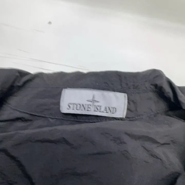 Stone Island Stone Island Black Metal Nylon Long Sleeve Jacket Size US L / EU 52-54 / 3 - 2 Thumbnail
