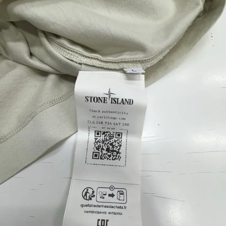 Stone Island Stone Island Men's Casual Short Sleeve T-Shirt Size US L / EU 52-54 / 3 - 3 Thumbnail