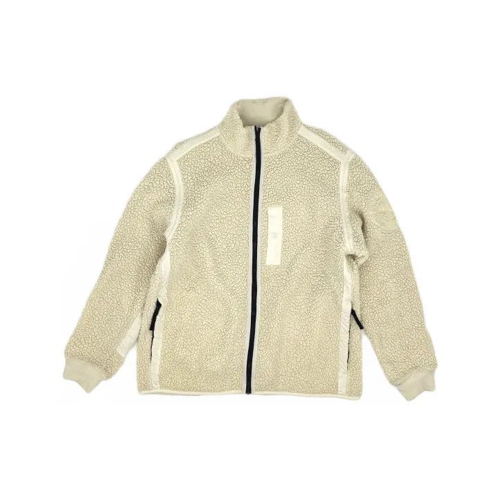 Stone Island Stone Island Beige Logo Zip Jacket Size US XXL / EU 58 / 5 - 2 Thumbnail