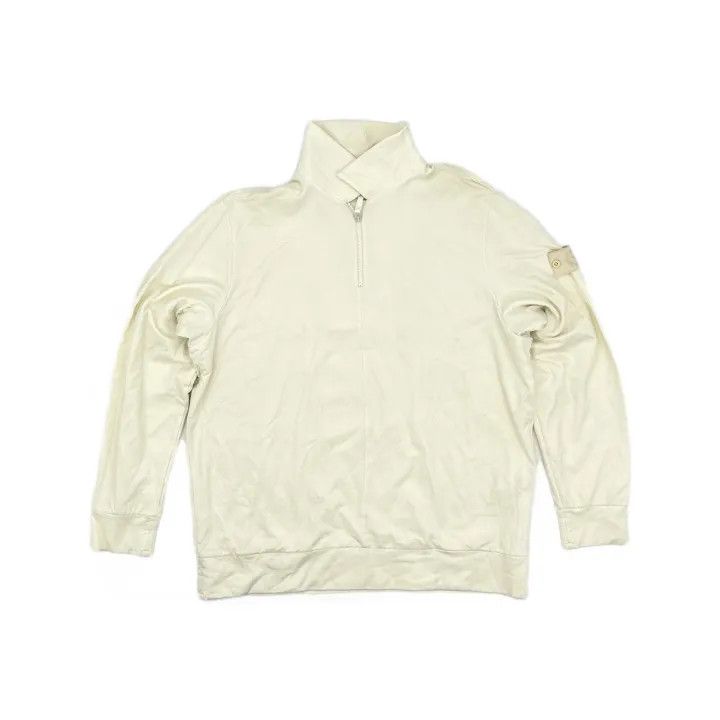 Stone Island Stone Island Ghost Pieces White Half-Zip Sweatshirt Size US XXL / EU 58 / 5 - 2 Thumbnail