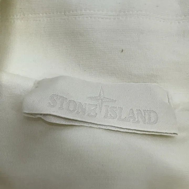 Stone Island Stone Island Ghost Pieces White Half-Zip Sweatshirt Size US XXL / EU 58 / 5 - 4 Thumbnail
