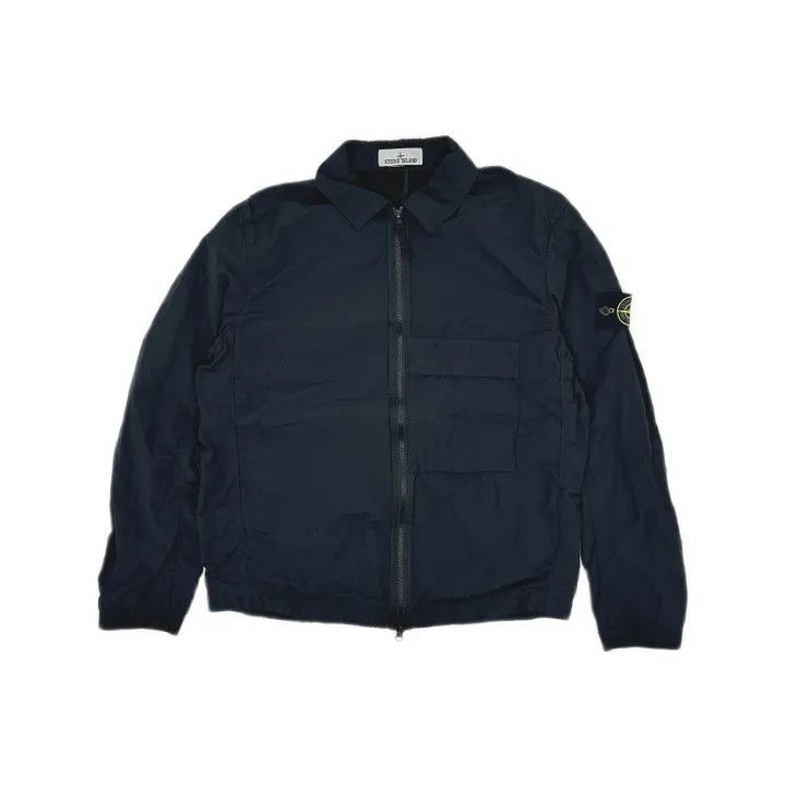 Stone Island Stone Island Black Logo Polo Jacket Size US M / EU 48-50 / 2 - 2 Thumbnail