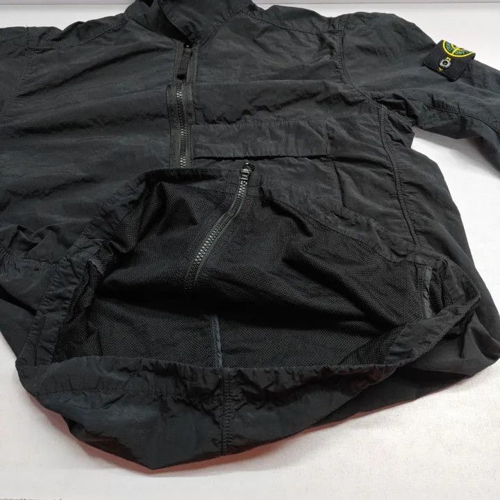 Stone Island Stone Island Black Logo Polo Jacket Size US M / EU 48-50 / 2 - 13 Thumbnail