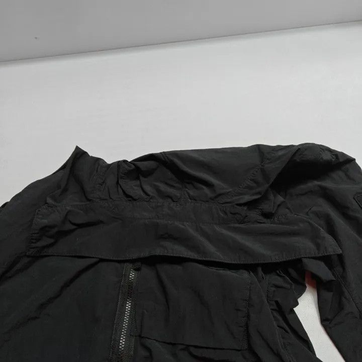 Stone Island Stone Island Black Logo Polo Jacket Size US M / EU 48-50 / 2 - 10 Thumbnail