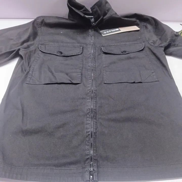 Stone Island Stone Island Classic Black Zip Jacket Size US S / EU 44-46 / 1 - 12 Thumbnail