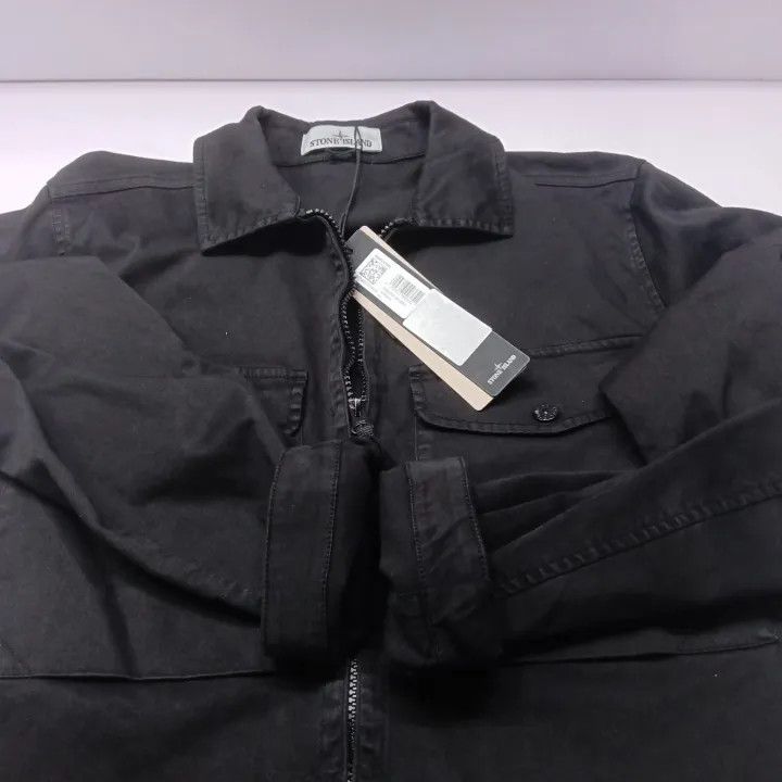 Stone Island Stone Island Classic Black Zip Jacket Size US S / EU 44-46 / 1 - 11 Thumbnail