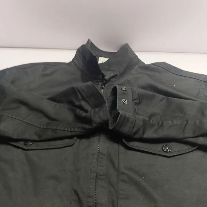 Stone Island Stone Island Classic Black Long Sleeve Jacket Size US XL / EU 56 / 4 - 11 Thumbnail