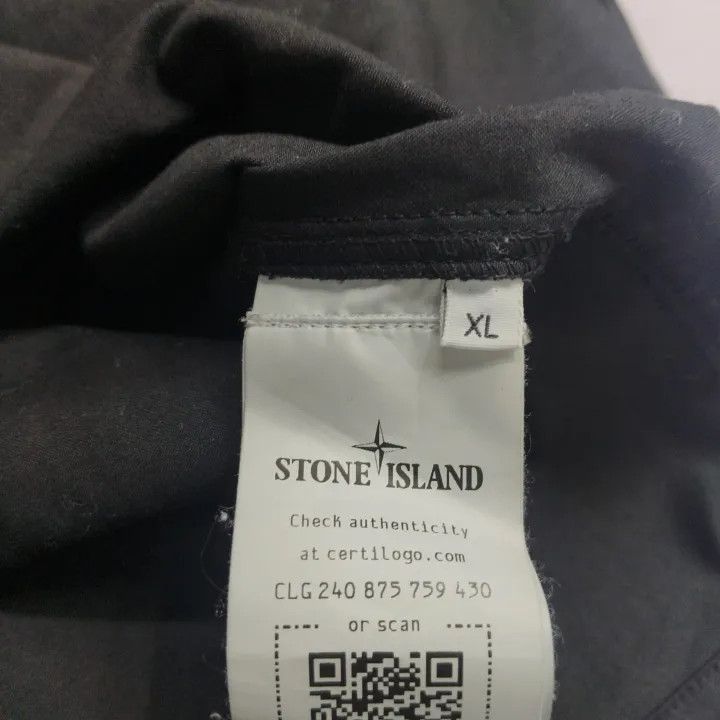 Stone Island Stone Island Classic Black Long Sleeve Jacket Size US XL / EU 56 / 4 - 5 Thumbnail