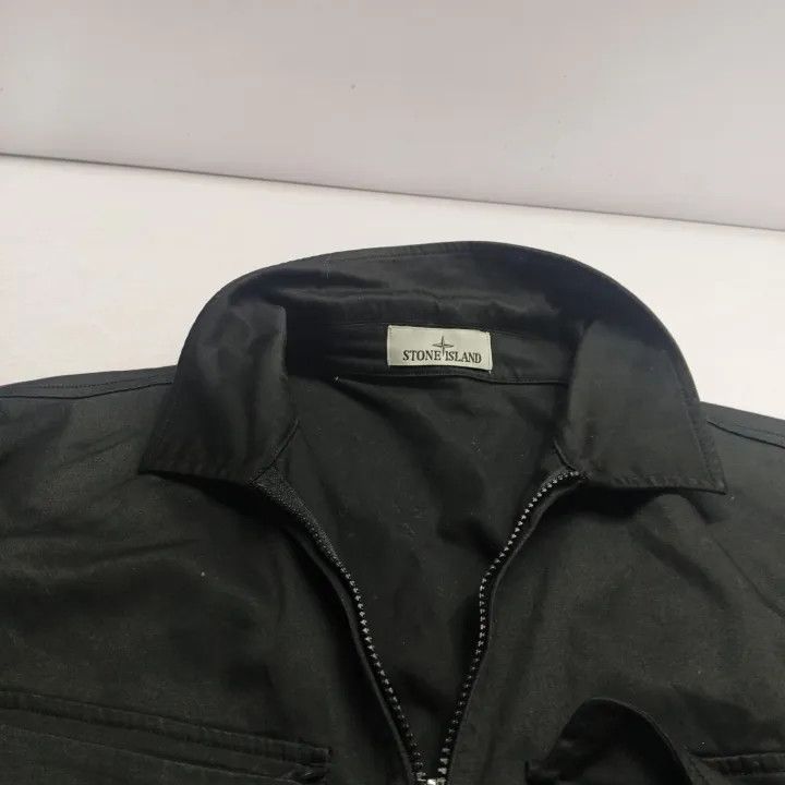 Stone Island Stone Island Classic Black Long Sleeve Jacket Size US XL / EU 56 / 4 - 9 Thumbnail