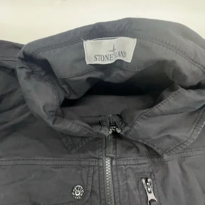 Stone Island Stone Island Black Long Sleeve Shirt Jacket Size US XXL / EU 58 / 5 - 7 Thumbnail
