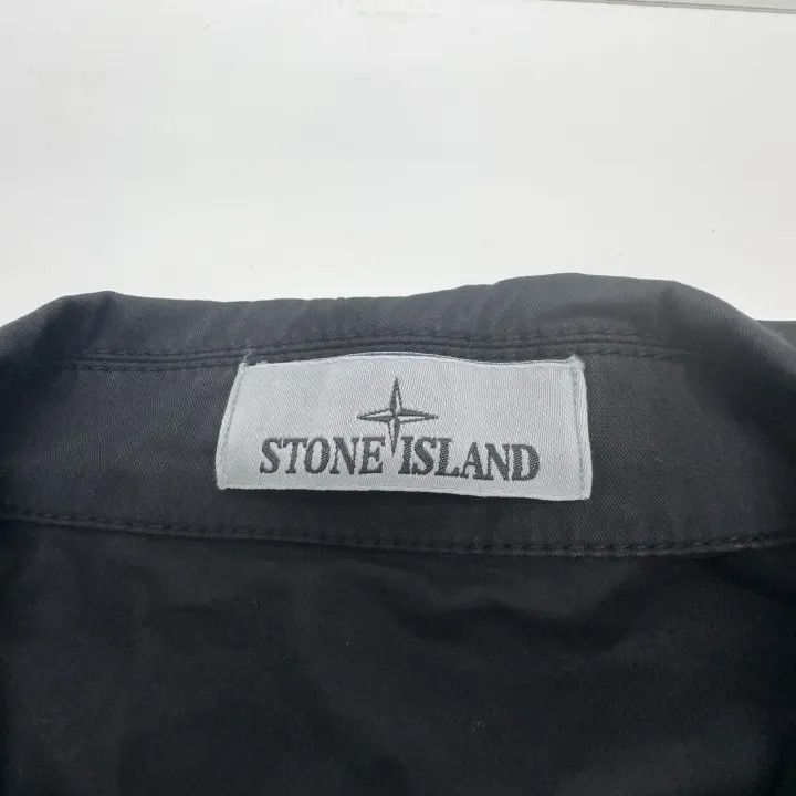 Stone Island Stone Island Black Long Sleeve Shirt Jacket Size US XXL / EU 58 / 5 - 5 Thumbnail