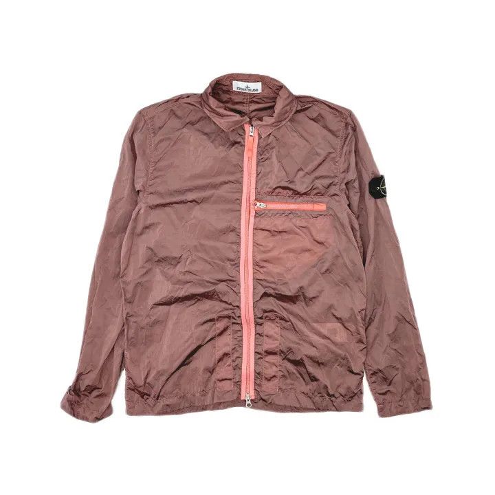 Stone Island Stone Island Pink Nylon Zip Jacket Size US M / EU 48-50 / 2 - 2 Thumbnail