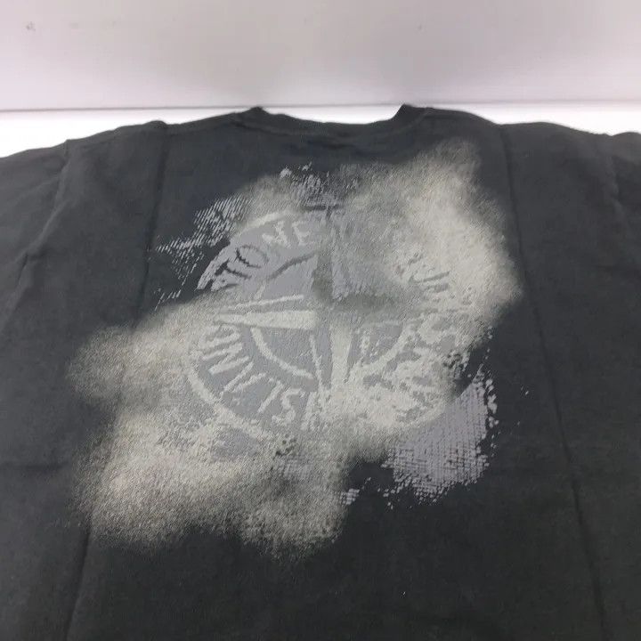 Stone Island Stone Island Black Graphic Print T-Shirt Size US S / EU 44-46 / 1 - 7 Thumbnail