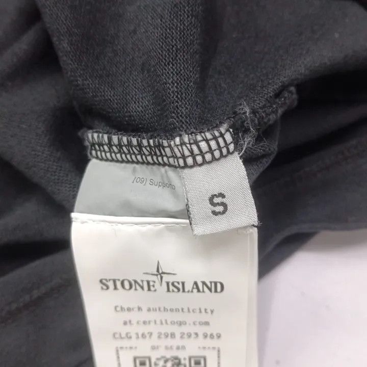 Stone Island Stone Island Black Graphic Print T-Shirt Size US S / EU 44-46 / 1 - 5 Thumbnail