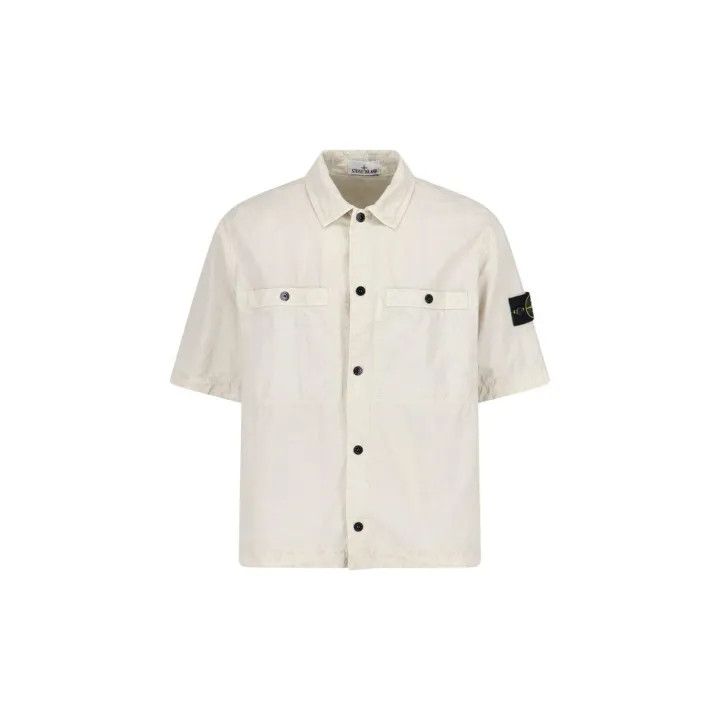 Stone Island Stone Island Logo Print Slim Fit Shirt Size US L / EU 52-54 / 3 - 2 Thumbnail