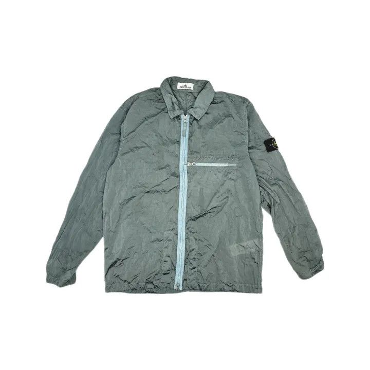 Stone Island Stone Island SS23 Metallic Nylon Long Sleeve Jacket Size US XL / EU 56 / 4 - 2 Thumbnail