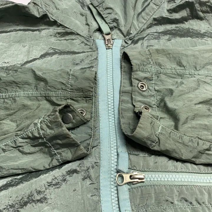 Stone Island Stone Island SS23 Metallic Nylon Long Sleeve Jacket Size US XL / EU 56 / 4 - 12 Thumbnail