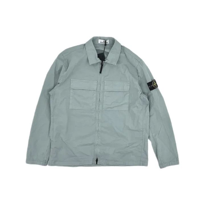 Stone Island Stone Island Blue Long Sleeve Pocket Jacket Size US XL / EU 56 / 4 - 2 Thumbnail