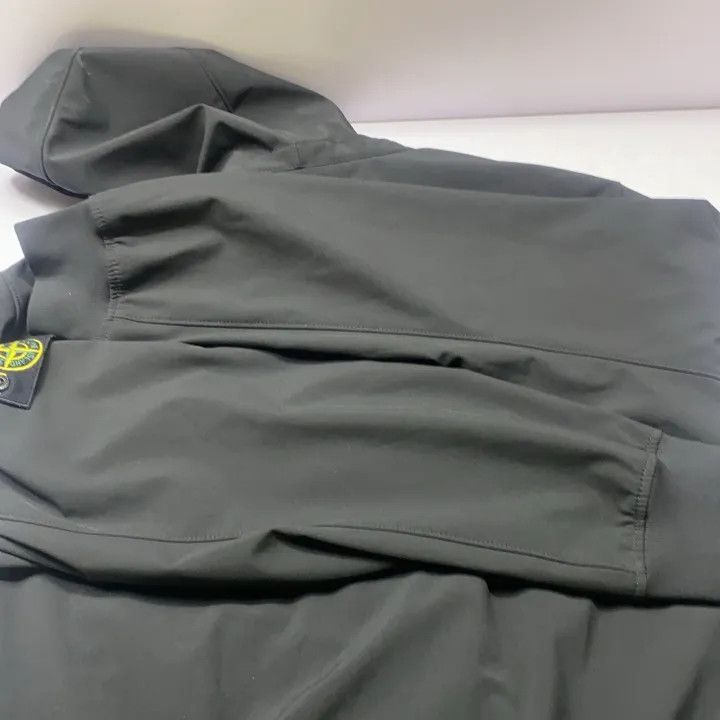 Stone Island Stone Island Soft Shell Black Hoodie Jacket Size US XL / EU 56 / 4 - 12 Thumbnail