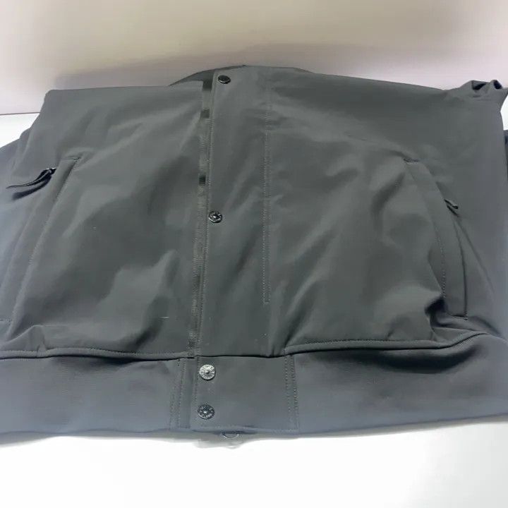 Stone Island Stone Island Soft Shell Black Hoodie Jacket Size US XL / EU 56 / 4 - 15 Thumbnail
