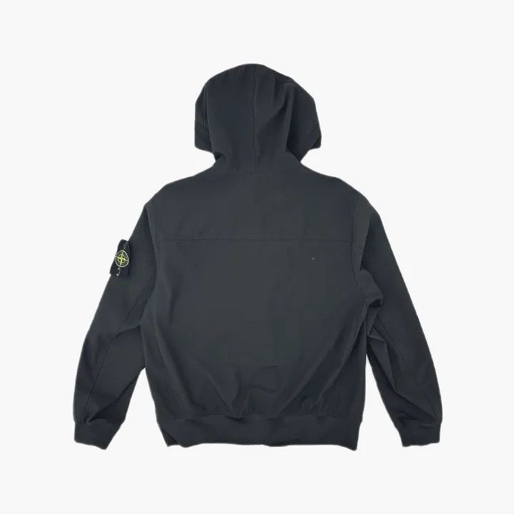Stone Island Stone Island Soft Shell Black Hoodie Jacket Size US XL / EU 56 / 4 - 3 Thumbnail