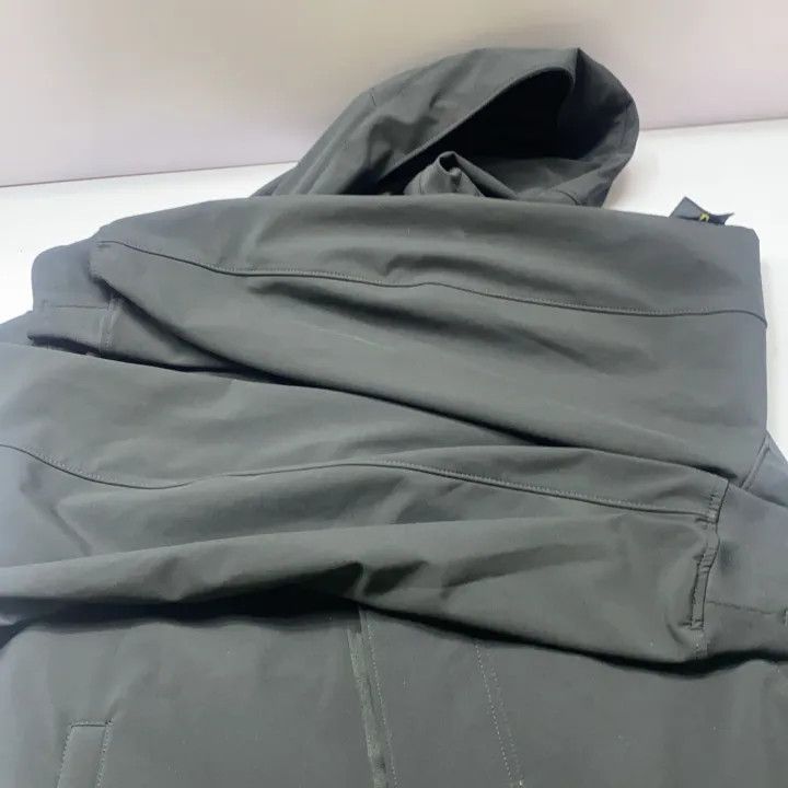 Stone Island Stone Island Soft Shell Black Hoodie Jacket Size US XL / EU 56 / 4 - 11 Thumbnail