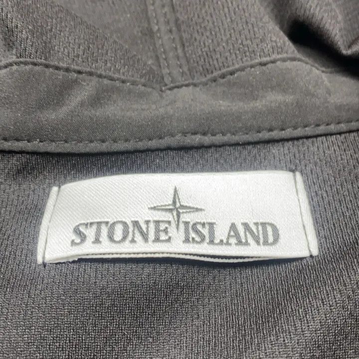 Stone Island Stone Island Soft Shell Black Hoodie Jacket Size US XL / EU 56 / 4 - 6 Thumbnail