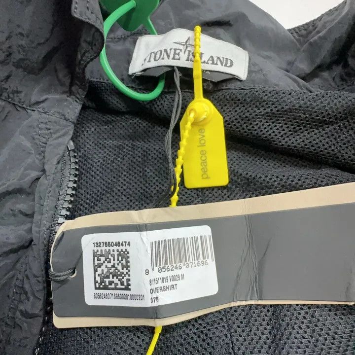 Stone Island Stone Island Black Nylon Metal Long Sleeve Jacket Size US M / EU 48-50 / 2 - 3 Thumbnail