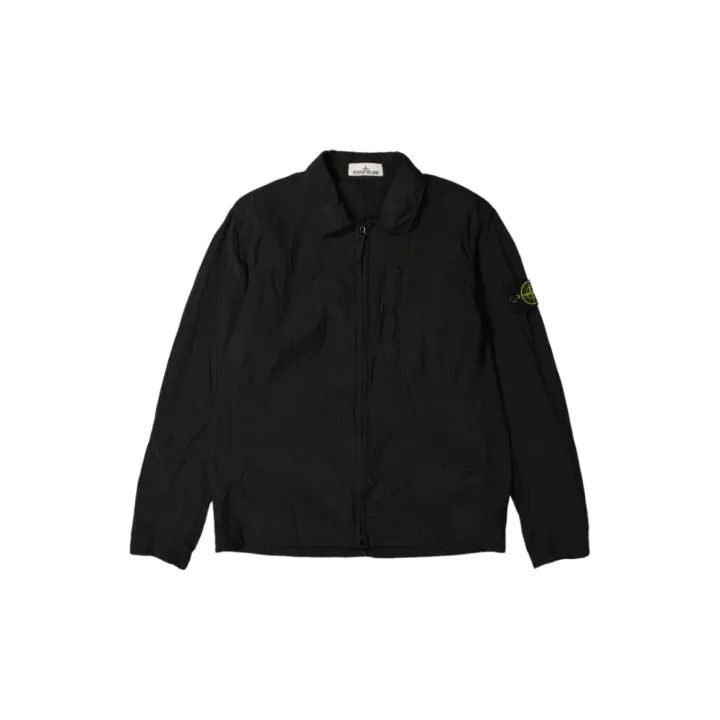 Stone Island Stone Island Black Nylon Metal Long Sleeve Jacket Size US M / EU 48-50 / 2 - 2 Thumbnail