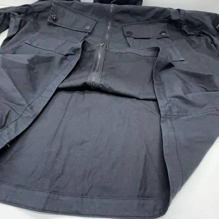 Stone Island Stone Island Black Cotton Shirt Jacket Size US XXL / EU 58 / 5 - 9 Thumbnail
