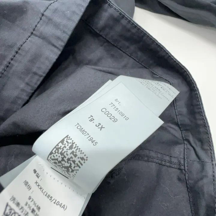 Stone Island Stone Island Black Cotton Shirt Jacket Size US XXL / EU 58 / 5 - 6 Thumbnail