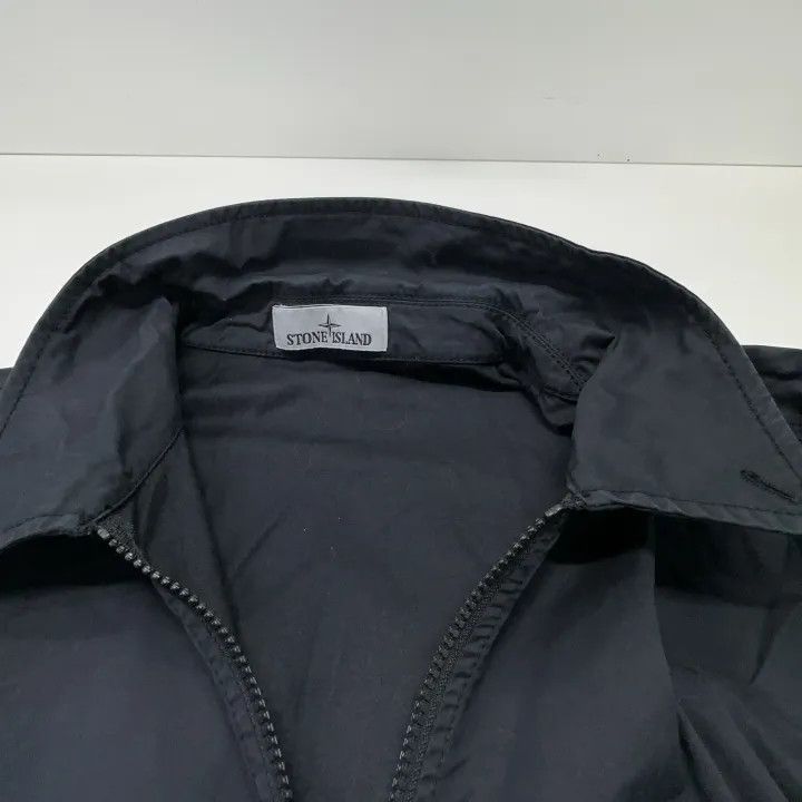 Stone Island Stone Island Black Cotton Shirt Jacket Size US XXL / EU 58 / 5 - 7 Thumbnail