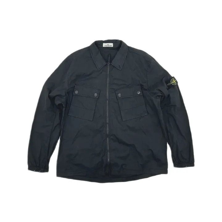 Stone Island Stone Island Black Cotton Shirt Jacket Size US XXL / EU 58 / 5 - 2 Thumbnail
