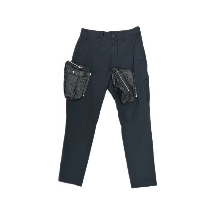 Stone Island Stone Island Black Casual Work Pants with Detachable Pockets Size US 44 / EU 60 - 2 Thumbnail