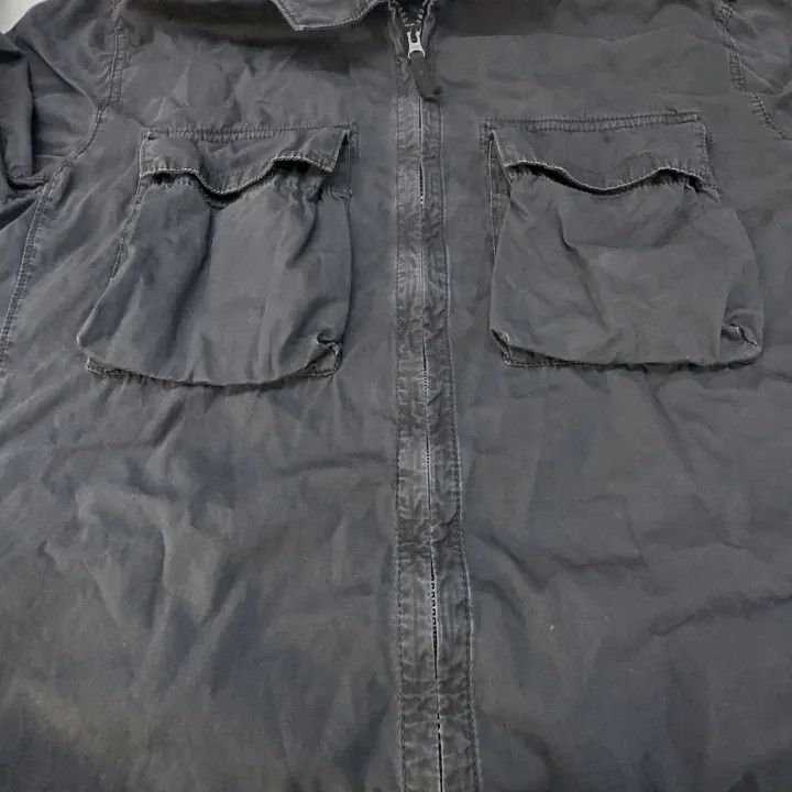 Stone Island Stone Island Black Long Sleeve Utility Jacket Size US XL / EU 56 / 4 - 13 Thumbnail
