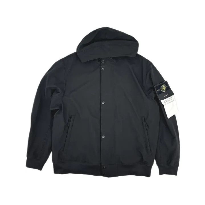 Stone Island Stone Island Black Casual Windbreaker Jacket Size US XXL / EU 58 / 5 - 2 Thumbnail