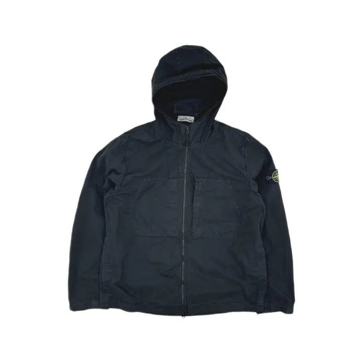 Stone Island Stone Island SS23 Lightweight Black Hooded Jacket Size US XL / EU 56 / 4 - 2 Thumbnail